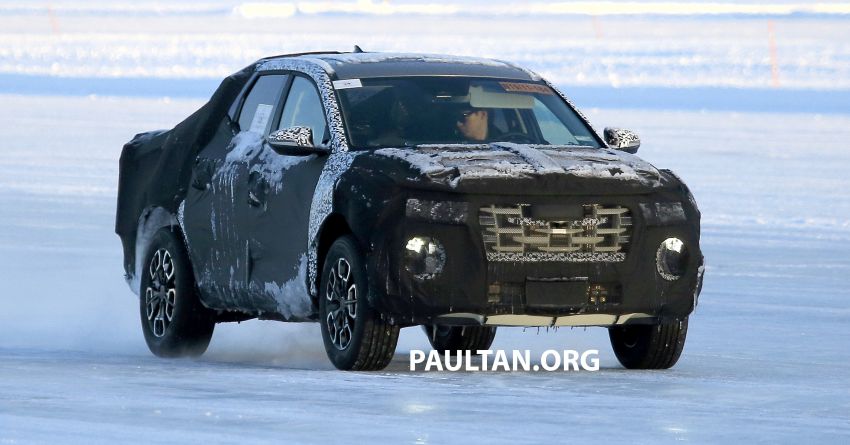 SPYSHOT: Trak pikap Hyundai Santa Cruz kini diuji! 1076710