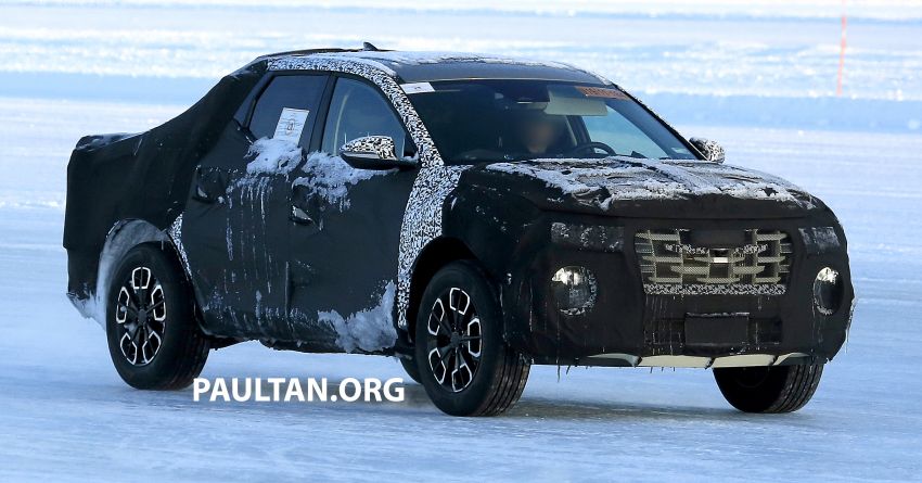 SPYSHOT: Trak pikap Hyundai Santa Cruz kini diuji! 1076707