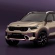 Kia Sonet – production version teased via a rendering