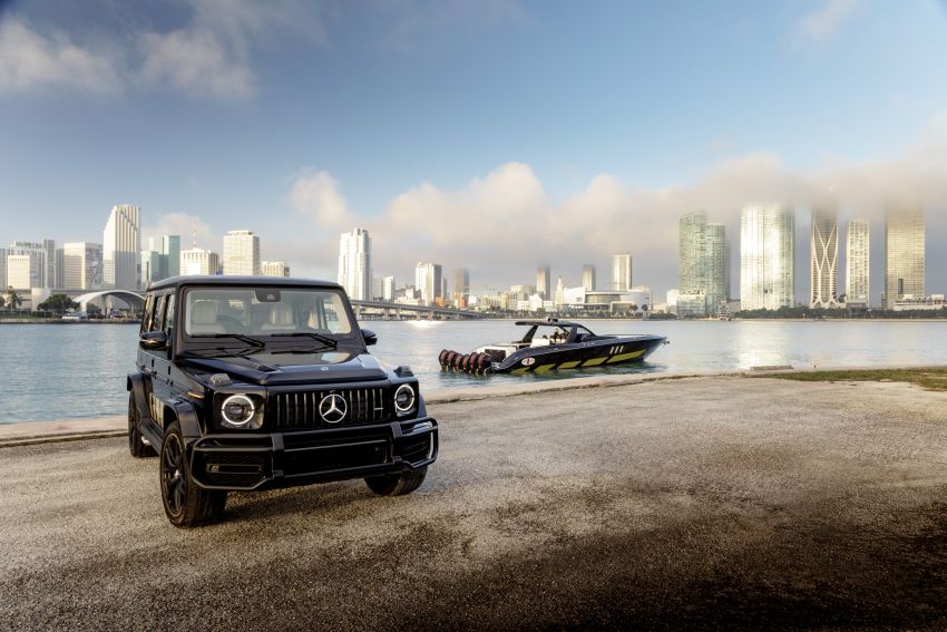 Mercedes-AMG and Cigarette Racing collaborate on special edition boat, comes with matching G63 1083026