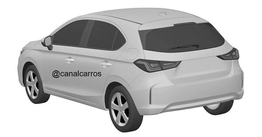 New Honda City hatchback patent drawings revealed 1209925