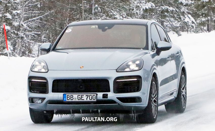 SPIED: Porsche Cayenne Coupe GT – new tailpipes signify higher performance version with over 800 hp? Image #1088500