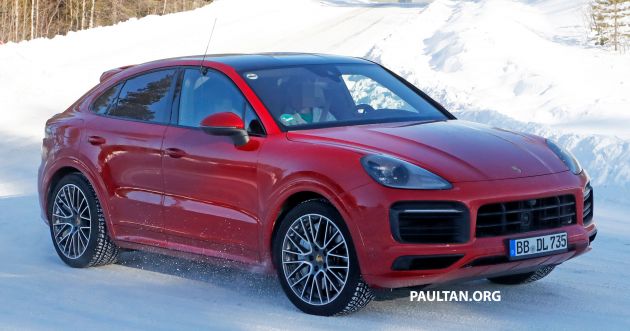 SPIED: Porsche Cayenne Coupe GT – new tailpipes signify higher performance version with over 800 hp?