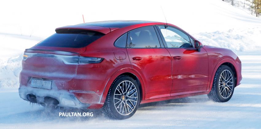 SPIED: Porsche Cayenne Coupe GT – new tailpipes signify higher performance version with over 800 hp? 1088483
