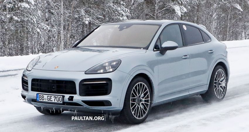SPIED: Porsche Cayenne Coupe GT – new tailpipes signify higher performance version with over 800 hp? 1088498