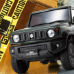 Suzuki Jimny Sierra Kyosho Mini-Z 4×4 1:18 – <em>rock crawler</em> realistik kawalan jauh dalam saiz tapak tangan