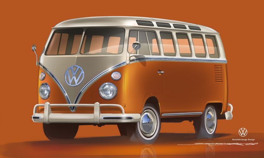 Volkswagen T1 e-Bulli – an electric 1966 ‘Samba Bus’ 1089385
