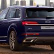 2020 Audi Q7 facelift launched in Thailand – two 45 TDI quattro diesel variants offered; priced from RM653k