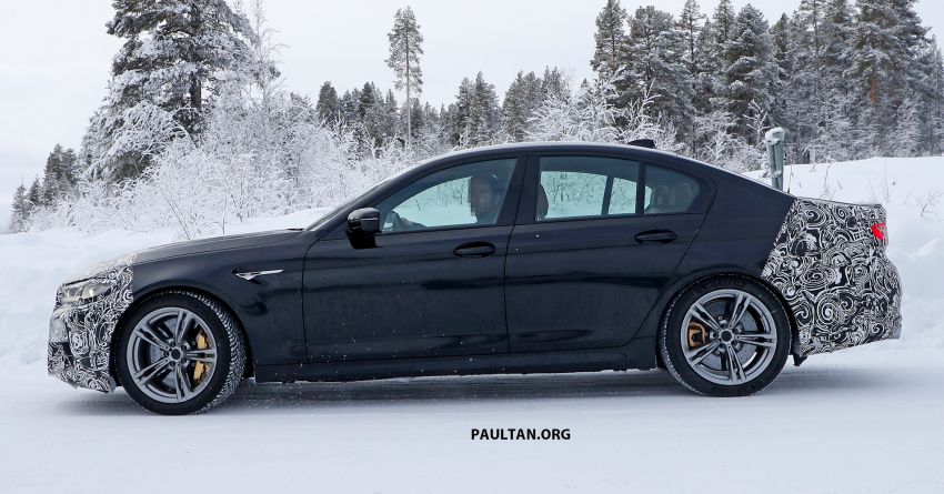 SPIED: F90 BMW M5 facelift – new style, more power? 1099957