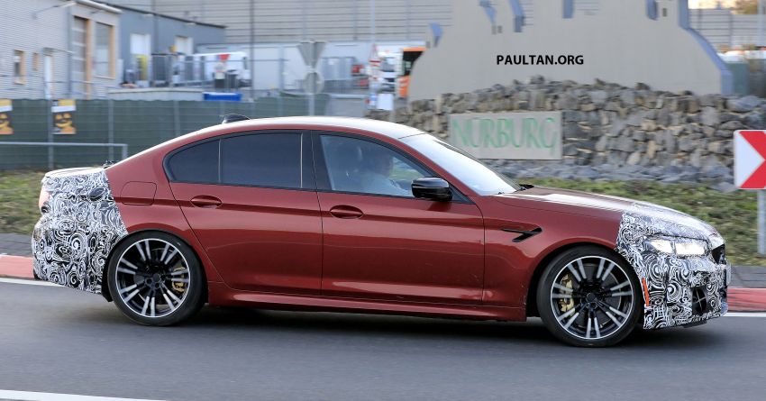 SPIED: F90 BMW M5 facelift – new style, more power? 1099948