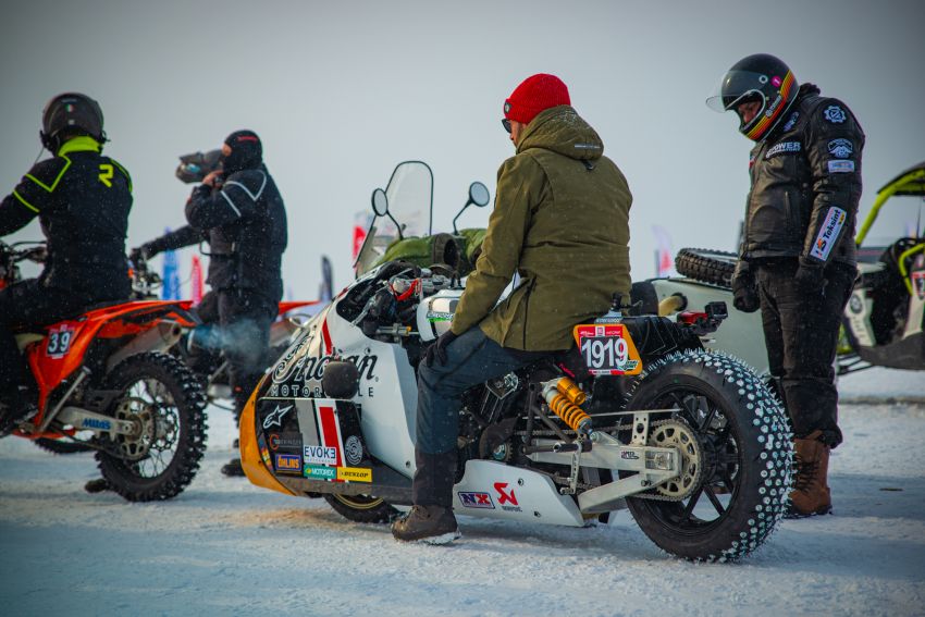 IndianxWorkhorse Appaloosa v2.0 ice racer gets shakedown run before Sultans of Sprint in April 1092037