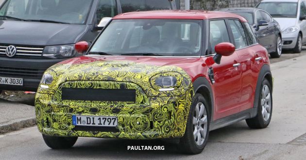 SPIED: 2020 MINI Countryman LCI – Union Jack lights!