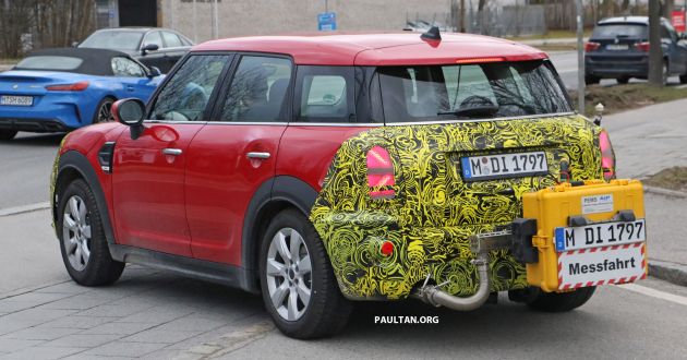 SPIED: 2020 MINI Countryman LCI – Union Jack lights!