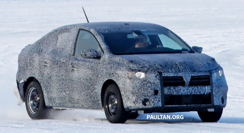 SPYSHOTS: Dacia Logan seen cold-weather testing 1095812