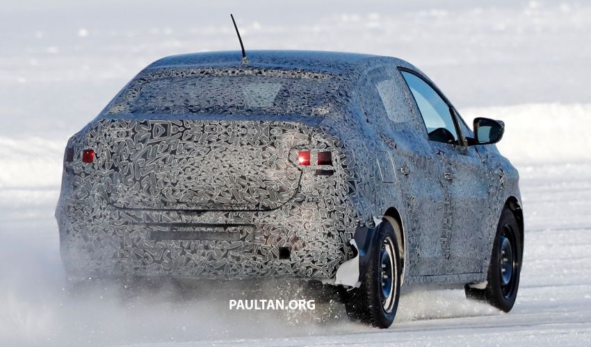 SPYSHOTS: Dacia Logan seen cold-weather testing 1095801