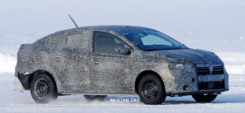 SPYSHOTS: Dacia Logan seen cold-weather testing 1095807