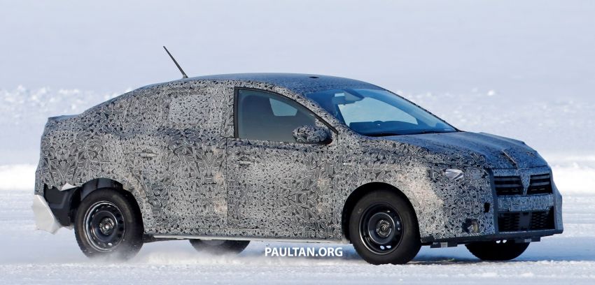 SPYSHOTS: Dacia Logan seen cold-weather testing 1095808