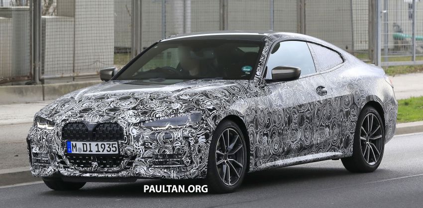 SPYSHOTS: G22 BMW 4 Series – grille now in view 1096867