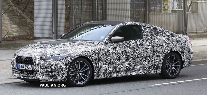 SPYSHOTS: G22 BMW 4 Series – grille now in view 1096865