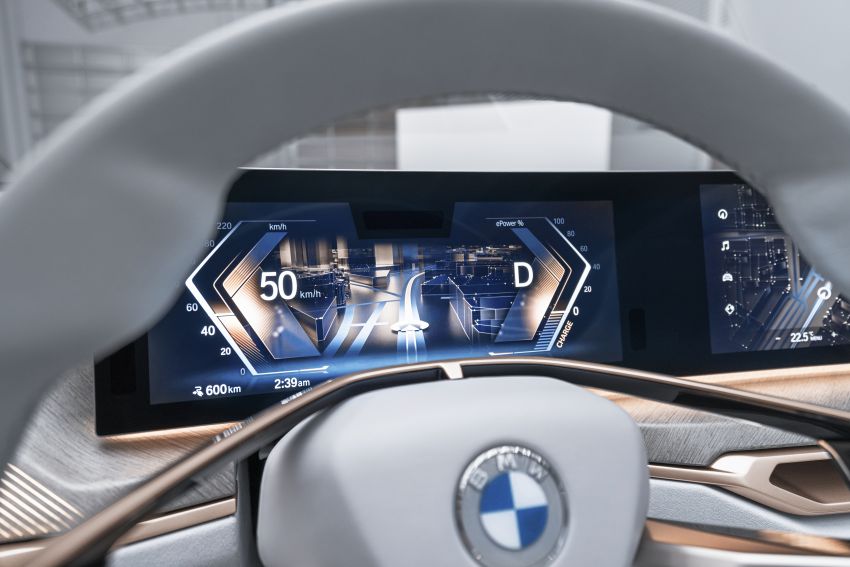 BMW Concept i4 revealed – previews electric Gran Coupe with 530 hp, 600 km range; debut in 2021 1090456