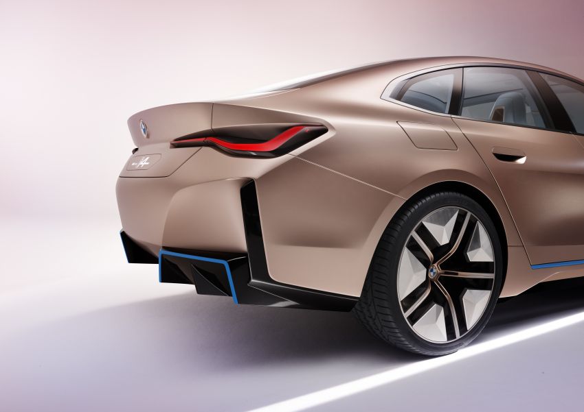 BMW Concept i4 revealed – previews electric Gran Coupe with 530 hp, 600 km range; debut in 2021 1090482