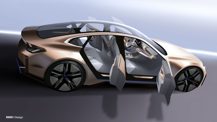 BMW Concept i4 revealed – previews electric Gran Coupe with 530 hp, 600 km range; debut in 2021 1090532