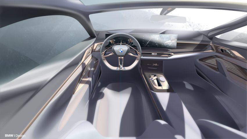 BMW Concept i4 revealed – previews electric Gran Coupe with 530 hp, 600 km range; debut in 2021 1090543