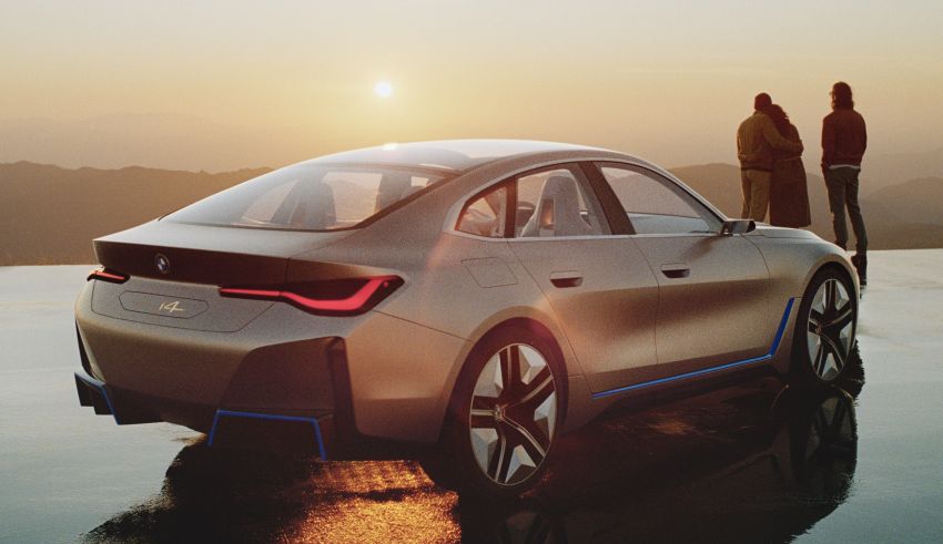 BMW Concept i4 revealed – previews electric Gran Coupe with 530 hp, 600 km range; debut in 2021 1090443