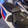 BMW Motorrad M Performance parts for the S1000RR