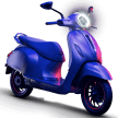 Bajaj Chetak – skuter elektrik 5 hp, jarak gerak 95 km
