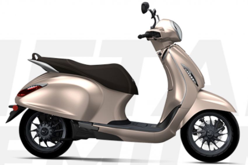 Bajaj Chetak – skuter elektrik 5 hp, jarak gerak 95 km 1095485