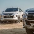 Toyota Hilux 2.8L versus Mitsubishi Triton 2.4L – which one of the two pick-up trucks is more fuel efficient?