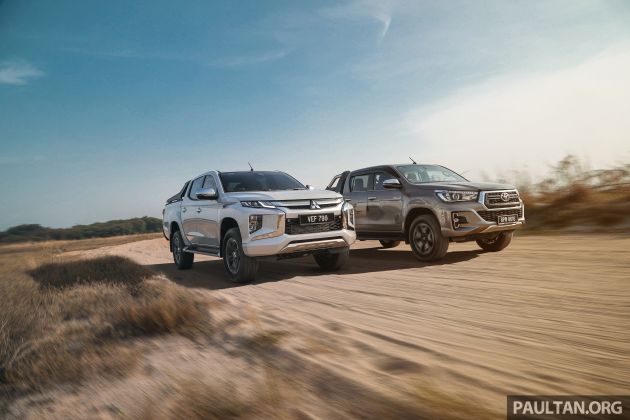 PERBANDINGAN: Toyota Hilux 2.8L vs Mitsubishi Triton 2.4L Adventure X — mana satu lebih berbaloi?