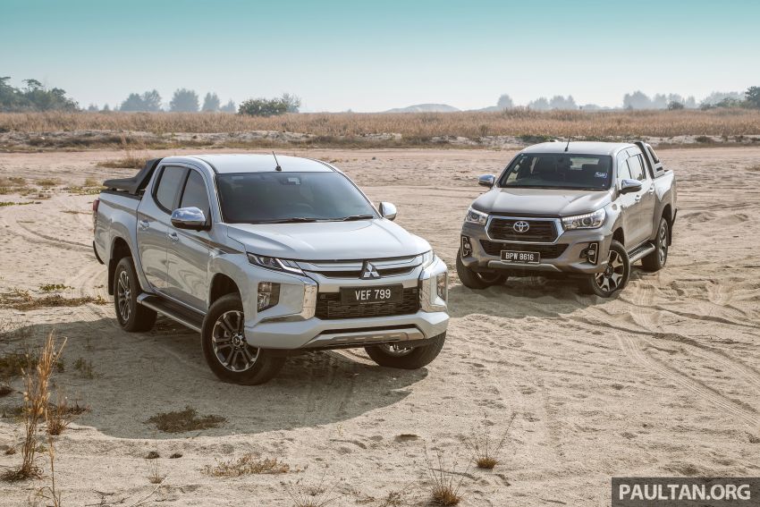 Toyota Hilux 2.8L vs Mitsubishi Triton 2.4L – trak pikap yang mana satu lebih jimat penggunaan bahan api? 1097857