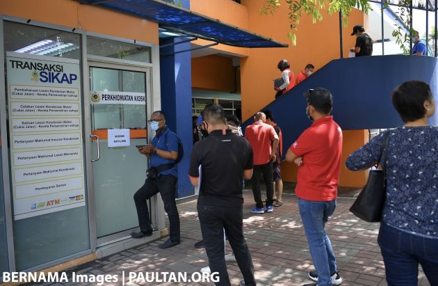 JPJ counter operations from April 29 will not handle private individual, taxi or ride-hailing vehicle matters