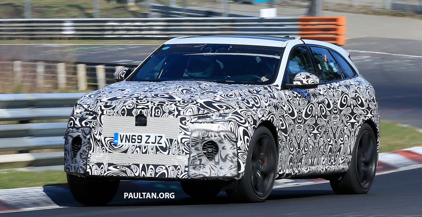 SPYSHOTS: Jaguar F-Pace SVR facelift at the ‘Ring 1096930