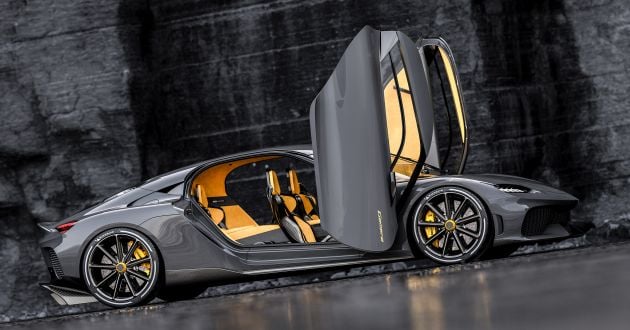 Koenigsegg Gemera – four-seater with 2L 3-cylinder Freevalve engine, three e-motors, 1,700 PS, 3,500 Nm