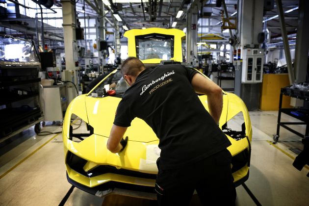 Lamborghini production paused due to coronavirus