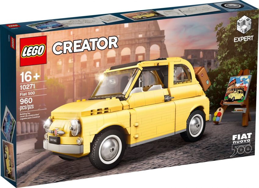 1965 Fiat 500F Lego Creator Expert: 960 pieces, RM370 1089410
