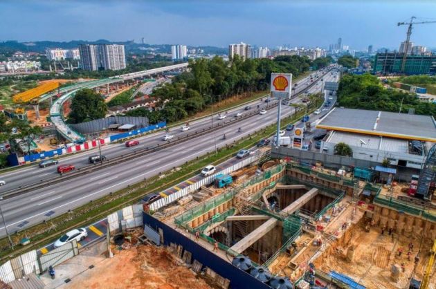 MRT jajaran Sungai Buloh-Serdang-Putrajaya 70% siap
