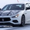 SPYSHOTS: Maserati Ghibli facelift with 2L engine