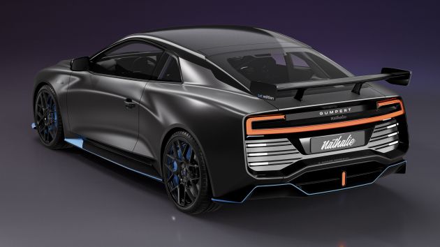 Roland Gumpert Nathalie uses methanol to make electricity – 536 hp, 0-100 km/h 2.5 secs, 820 km range