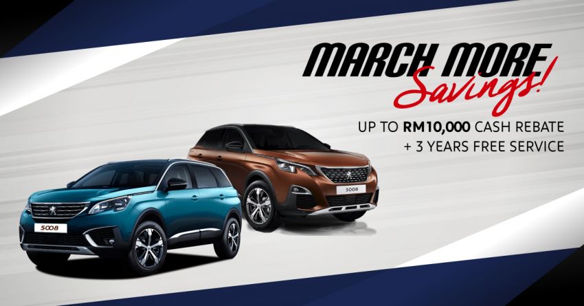 AD: Enjoy savings of up to RM10,000 with the Peugeot 3008 Plus and 5008 Plus from now until March 31, 2020 1096003