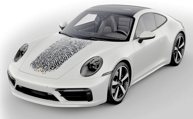 Porsche will paint your fingerprint on a 911 for RM36k