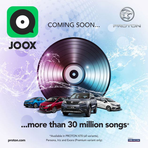 Proton moves to Joox online music streaming service – over 30 million songs, OTA updates from March 27