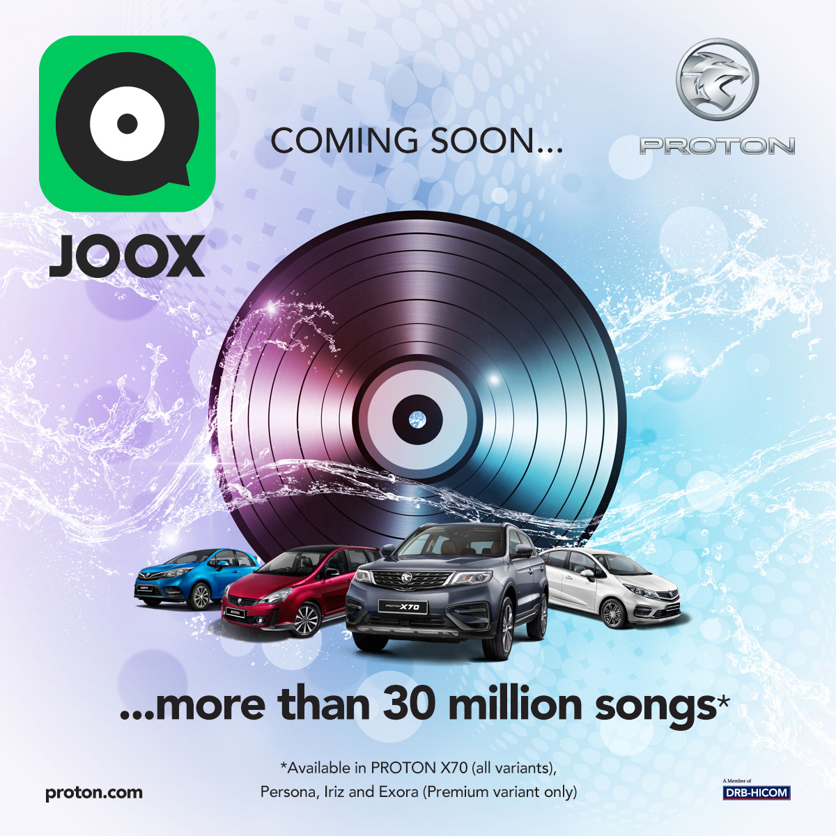 Proton pindah fungsi streaming muzik online ke Joox – tawar 30 juta lagu percuma, OTA bermula 27 Mac