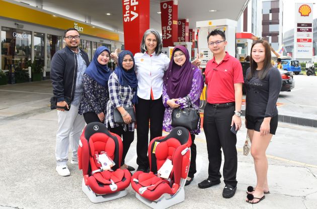 Shell safety campaign giving away 138 child car seats, each worth RM507 – spend RM40 to be in the running