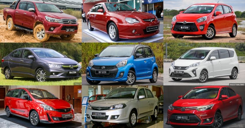 The top 10 best-selling cars in Malaysia, 2010-2019 1094624