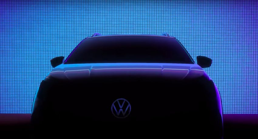 Volkswagen Nivus interior teased with VW Play system 1095708