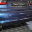 BMW 320i Sport G20 kini ada AEB, RM248,800